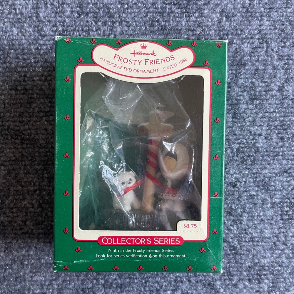 1988 Hallmark Frosty Friends Ornament 9th in Series QX403-1 Vintage Boxed